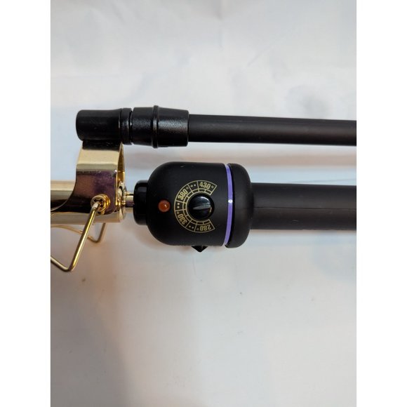 Hot Tools Pro 24K Gold Plated Curling Iron Wand Long Lasting Heat 1/2" 8' Cord - Picture 3 of 7